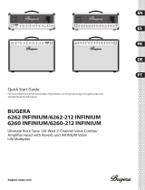 Bugera 6262-212 Quick start guide