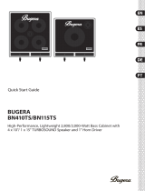 Bugera BN410TS Quick start guide