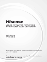 Hisense AP1019CR1G Installation guide