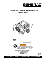 Generac Power Systems XT8000EFI Owner's manual