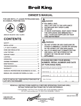 Broil King 876244/876247 Owner's manual