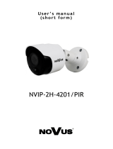 Novus NVIP-2H-4201/PIR User manual