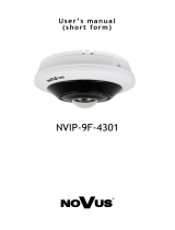 Novus NVIP-9F-4301 (NVIP-9DN2018V/IR-1P) User manual
