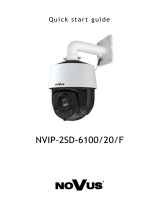 Novus NVIP-2SD-6100/20/F User manual