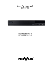 AAT NVR-6308P8-H1-II User manual