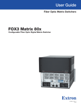 Extron FOX3 Matrix 160x User manual