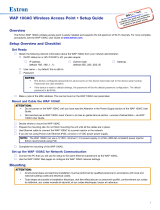 Extron electronicsWAP 100AC