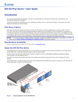 Extron electronics Distribution Amplifiers DVI DA8 Plus User manual