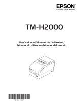 Epson TM-H2000 User manual