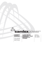 Samlexpower SEC-1250UL Owner's manual