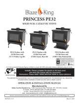 Blaze King Princess Stove (PE32) Owner's manual