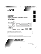 JVC KD-G821 User manual