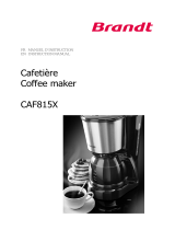 Brandt CAF815X User manual