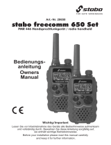 Stobo freecomm 650 Set Owner's manual