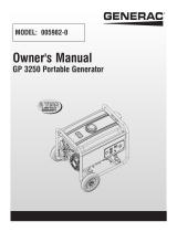 Generac GP3250 G0059820 User manual