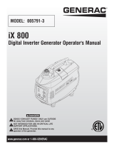 Generac iX800 005791R3 User manual