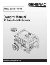 Generac XG4000 0057780 User manual