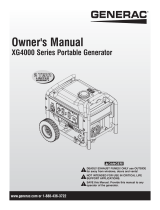 Generac XG4000 0058441 User manual
