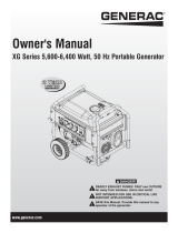Generac XG6400E 0062210 User manual