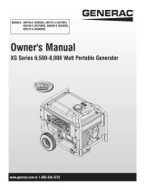 Generac XG8000 0058000 User manual