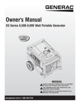 Generac XG8000E 0057472 User manual