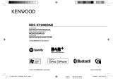 Kenwood KDC-X7200DAB Owner's manual