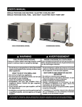 Kelvinator R8HE, Single Phase User manual