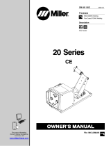 Miller 20 SERIES CE Owner's manual
