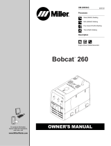 Miller BOBCAT 260 GAS Owner's manual
