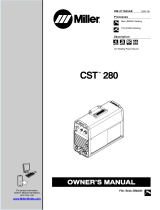 Miller CST 280 VRD International Owner's manual