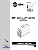 Miller CST 280 AND CST 280 VRD Owner's manual