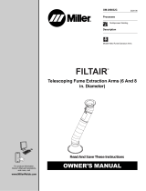 Miller FILTAIR TELESCOPING EXTRACTION ARMS Owner's manual