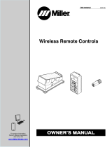 Miller WIRELESS REMOTE CONTROLS Owner's manual