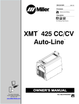Miller XMT 425 CC/CV AUTO-LINE Owner's manual
