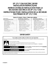 Admiral NED5400TQ0 Installation guide