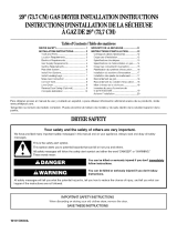 Amana NGD4800VQ1 Installation guide