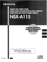 Aiwa NSX-A115 Owner's manual