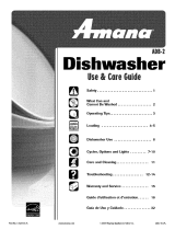 Amana ADB2500AWS40 Owner's manual