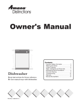 Amana DDW361RAB Owner's manual