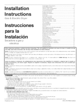 Electrolux CDE5000FW0 Installation guide