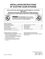 Electrolux EW30IS80RSC Installation guide
