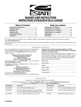 Estate ETW4400WQ0 Owner's manual