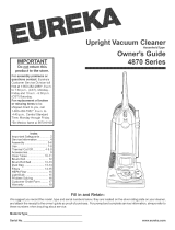 Eureka 4870ATV Owner's manual