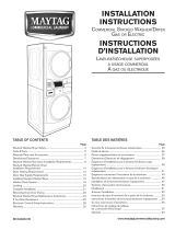 Maytag MLE20PRBZW2 Installation guide