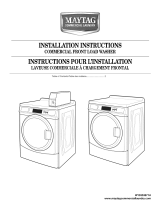 Maytag MLE20PDCGW0 Installation guide
