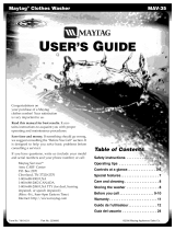 Maytag MAV7260BWW User manual
