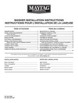 Maytag MVWP576KW0 Installation guide