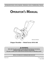 MTD 450 SERIES Owner's manual