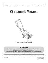MTD 550 User manual