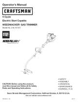 Craftsman WEEDWACKER 316.731701 Owner's manual